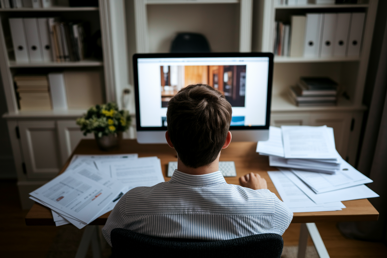 personne-bureau-domicile-ecran-flou