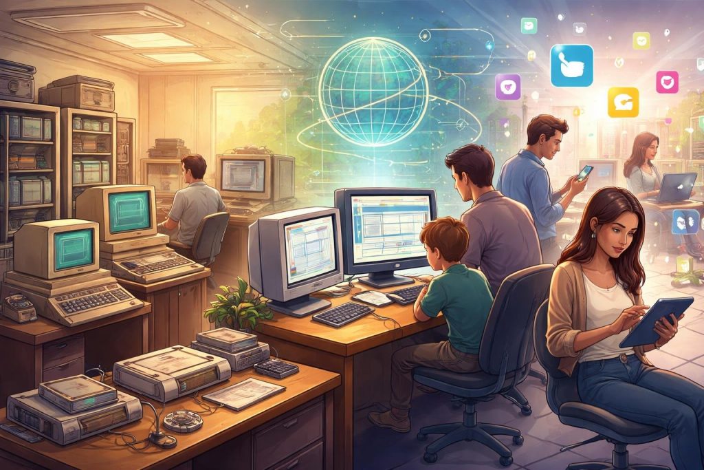 Histoire d&rsquo;Internet : de sa Création à Aujourd&rsquo;hui